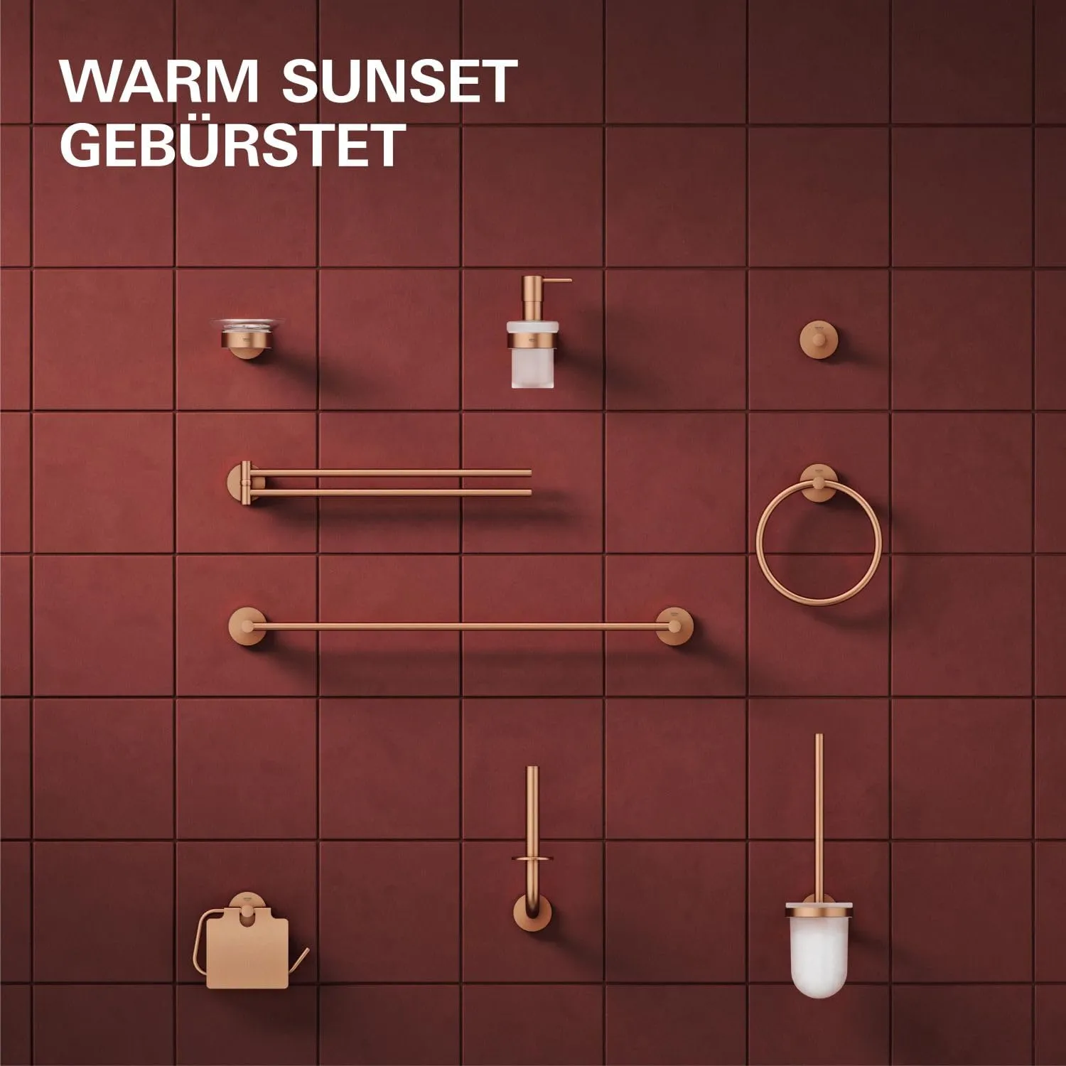 GROHE Start Doppel-Badetuchhalter 65 cm Warm Sunset