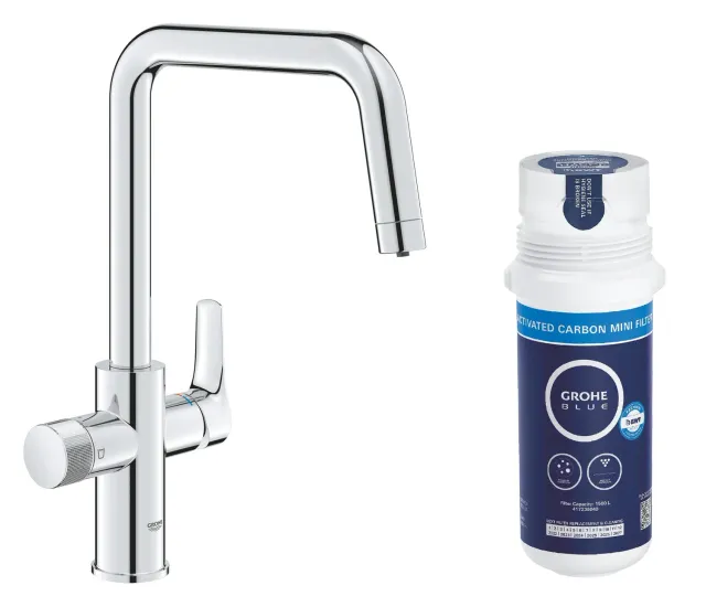 GROHE Blue Pure Starter Set Küchenarmatur mit Aktivkohlefilter