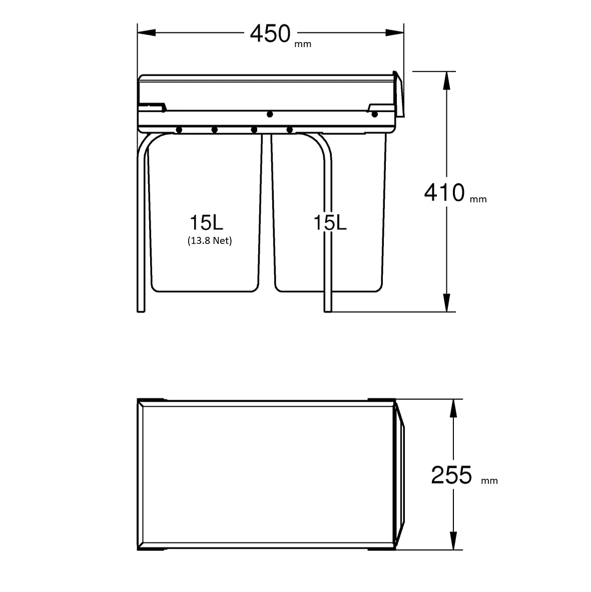 GROHE Blue Mülltrennsystem für Küche