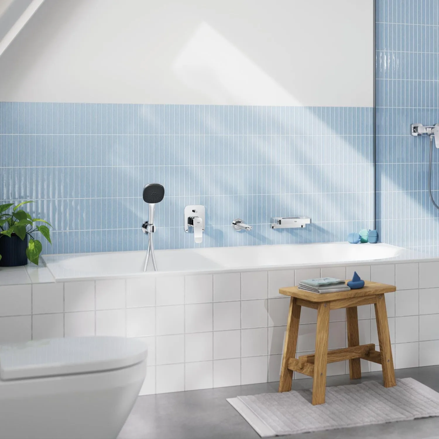 GROHE Dice Unterputz-Wannenarmatur Chrom Umsteller