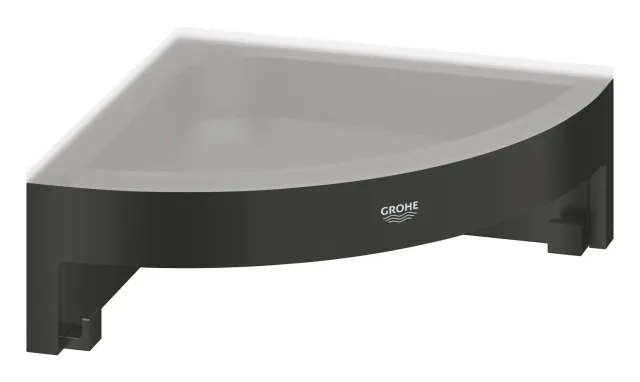 GROHE Start Cube Eck-Seifenschale mattschwarz klebbar