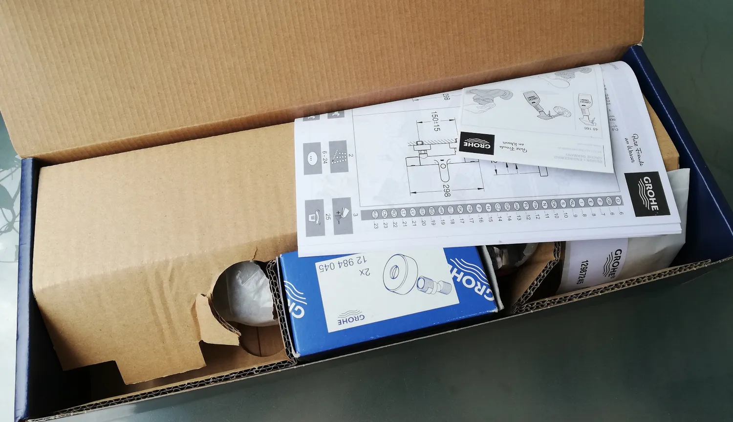 GROHE Precision Get Duscharmatur Thermostat 38°C