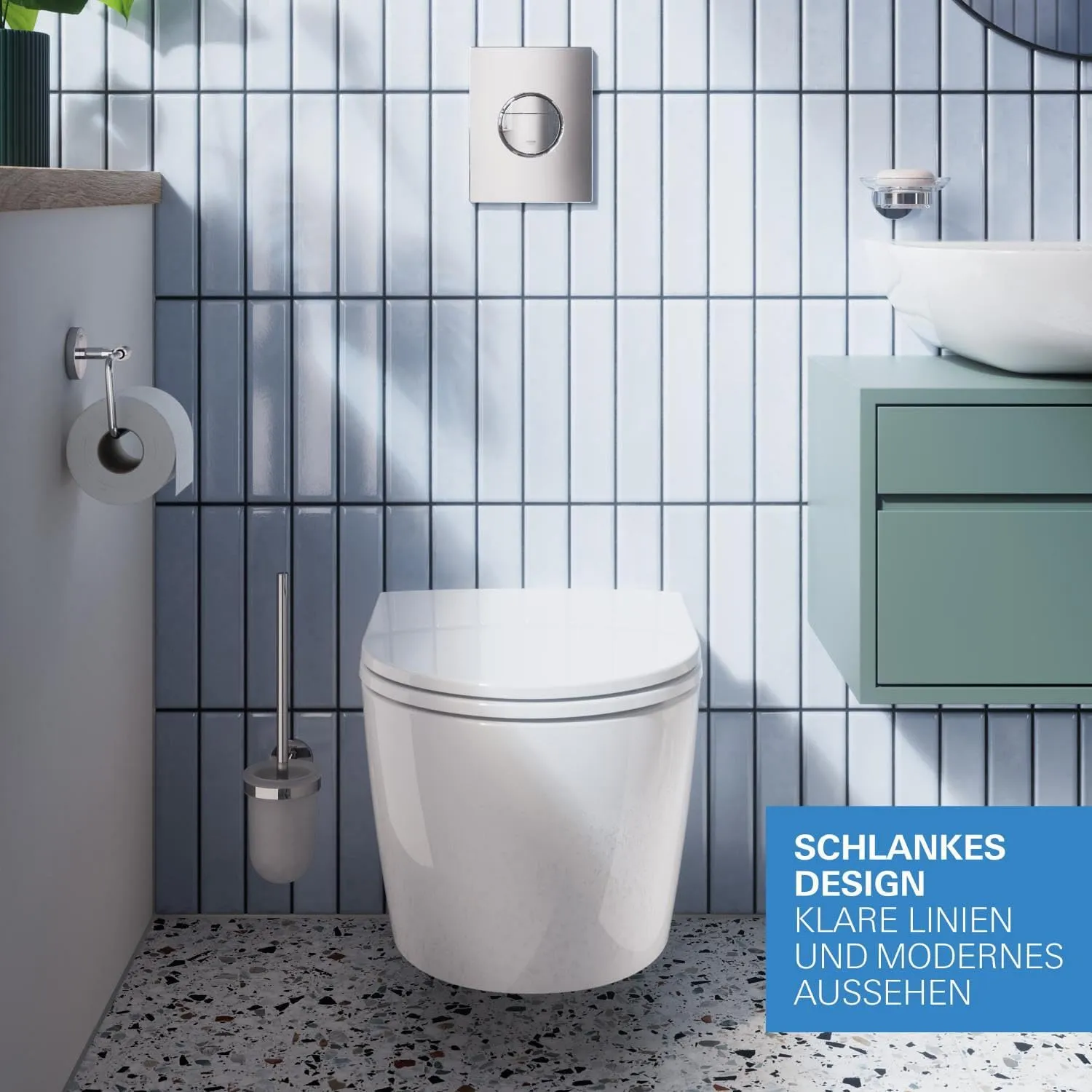 GROHE Solido Compact WC-Set 5-in-1 randlos mit SoftClose