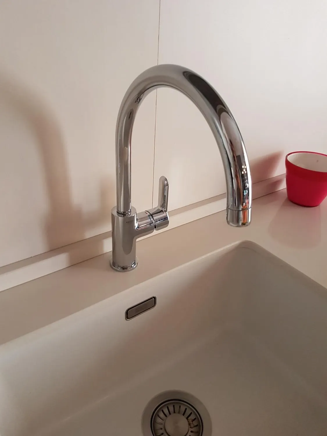 GROHE BauEdge Küchenarmatur schwenkbar hoher Auslauf