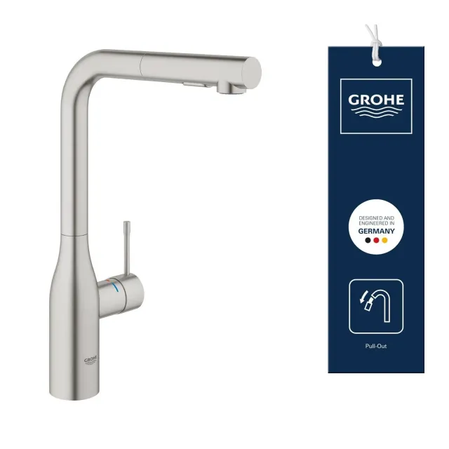 GROHE Essence Küchenarmatur mit herausziehbarer Spülbrause