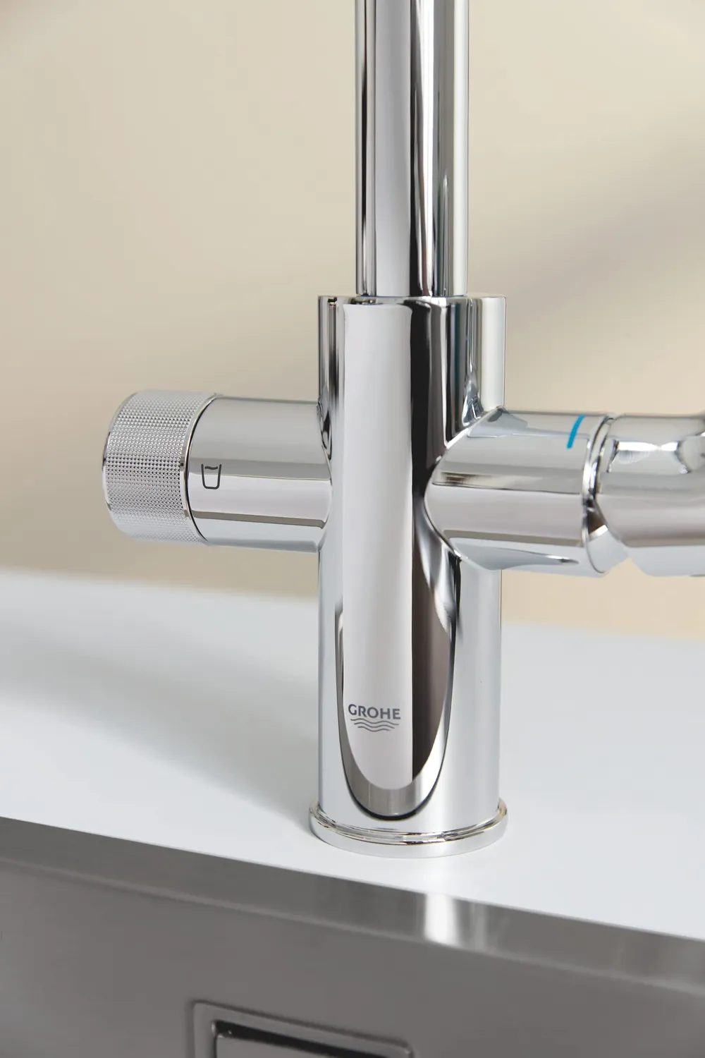 GROHE Blue Pure 2022 Küchenarmatur hoher Auslauf