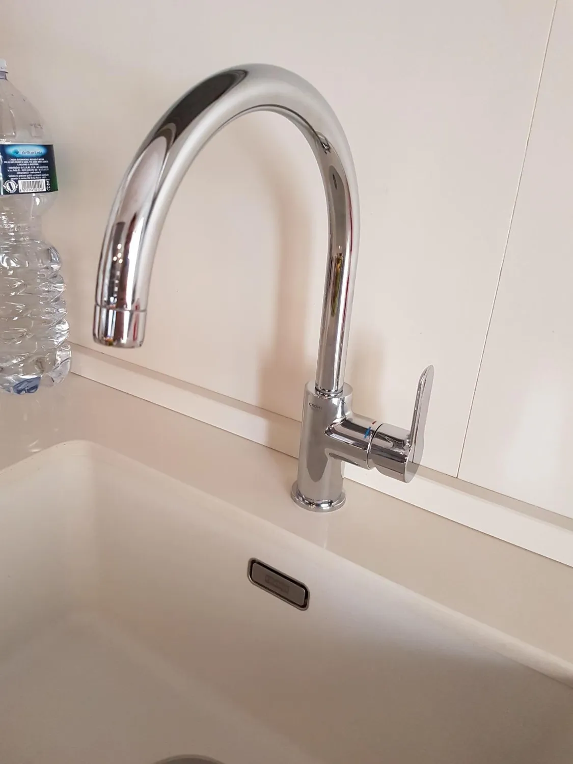 GROHE BauEdge Küchenarmatur schwenkbar hoher Auslauf