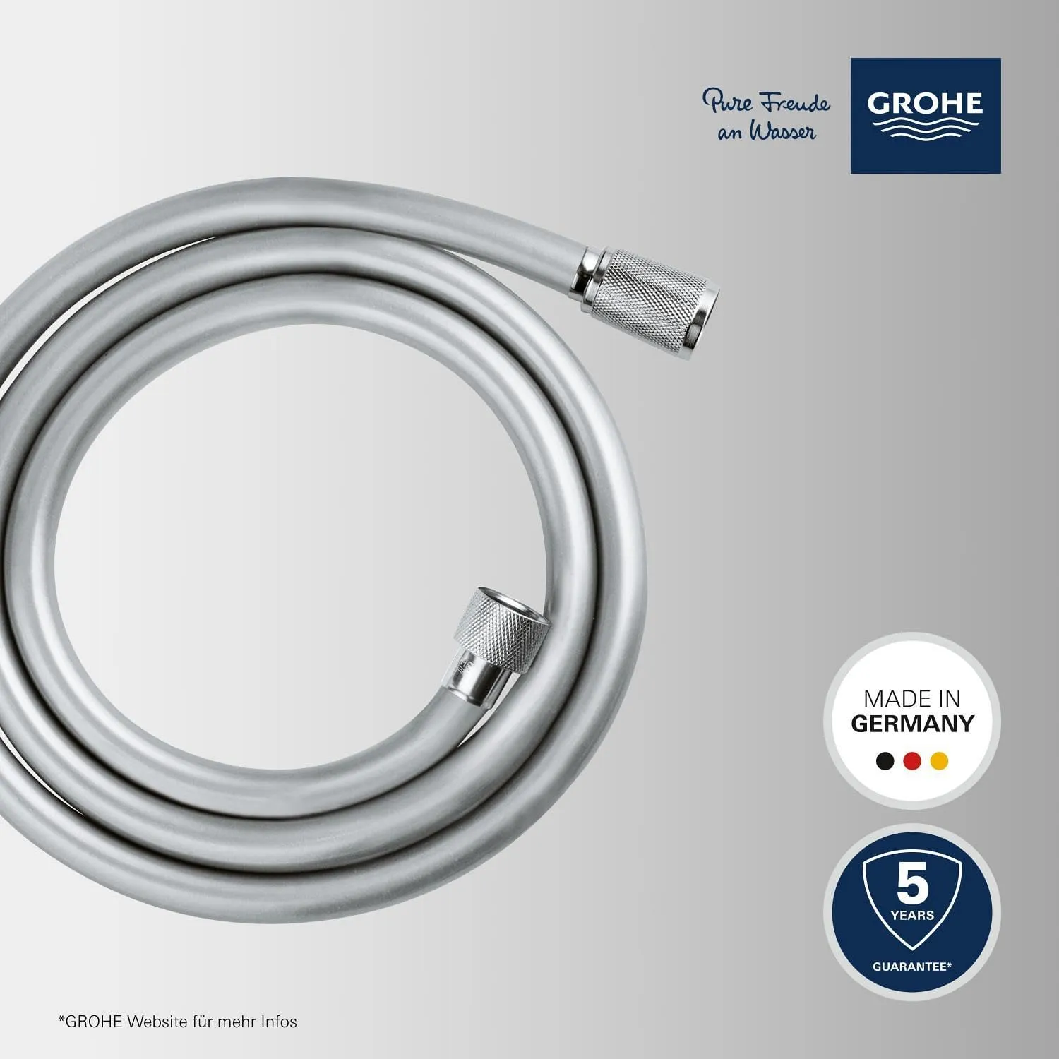 GROHE VitalioFlex Duschschlauch chrom