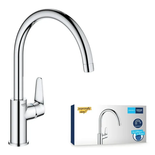 GROHE Start Curve Küchenarmatur Hochdruck 360° schwenkbar