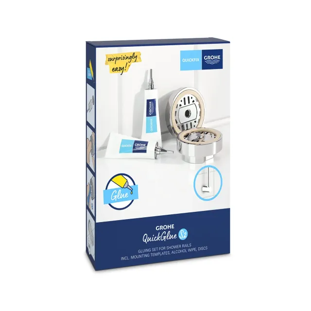GROHE QuickGlue Set S2 Klebeset Bad-Accessoires