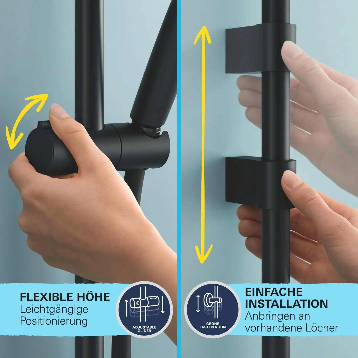 GROHE Vitalio Start 110 Duschset 2 Strahlarten chrom