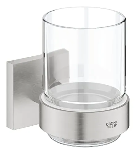 GROHE Start Cube Seifenschale Glas mit Halter klebbar
