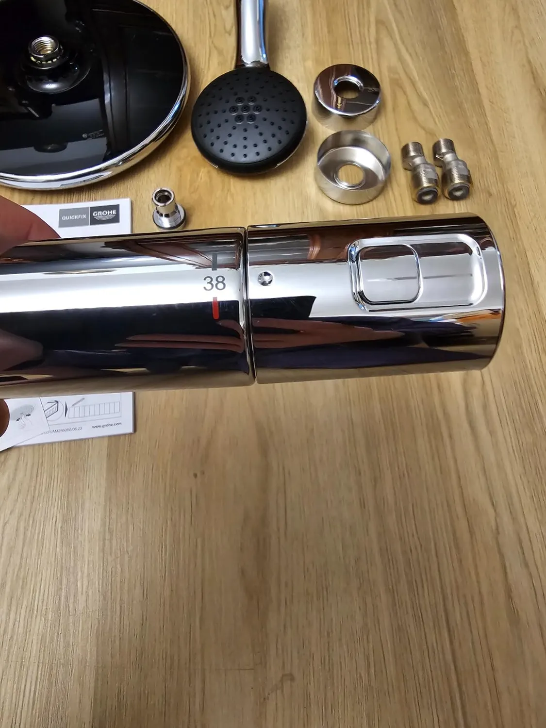 GROHE Vitalio Start 250 Duschsystem Chrom mit Thermostat