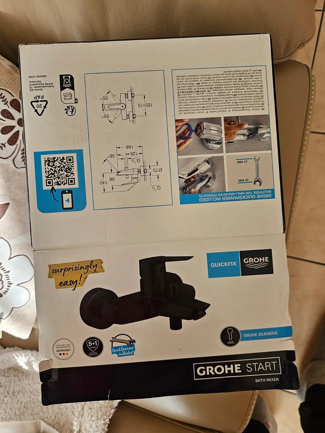 GROHE Start 322782432 Badewannenarmatur matt schwarz