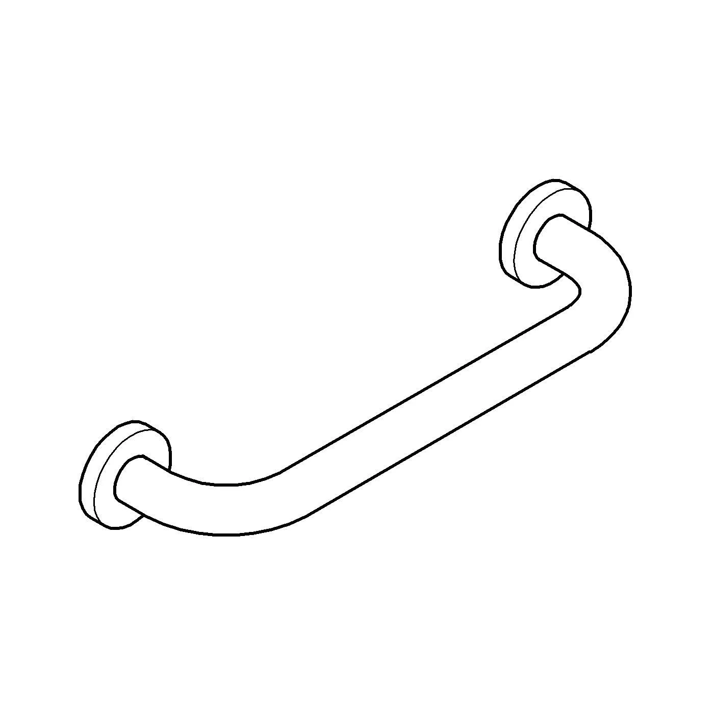GROHE Start Wannengriff 35 cm Metall