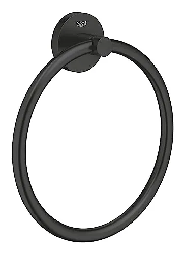GROHE Start Handtuchring matt schwarz ohne Bohren