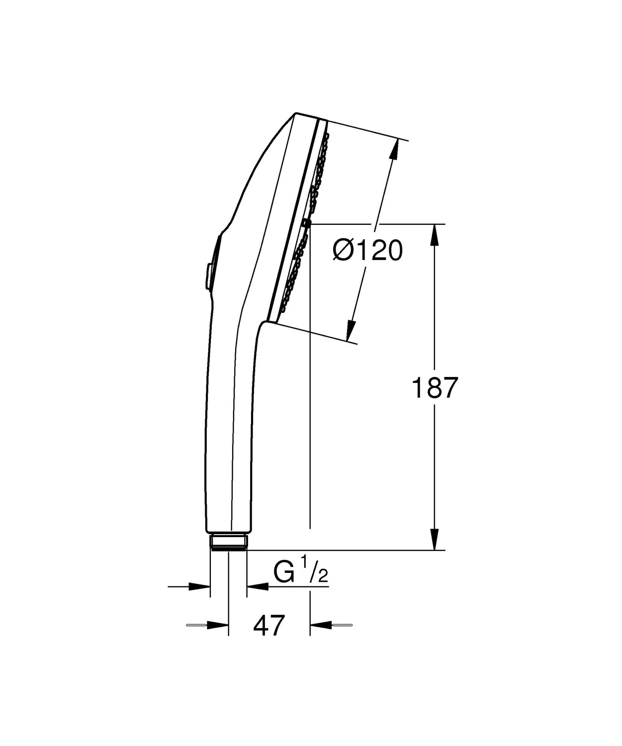 GROHE Vitalio Joy+ 120 Handbrause