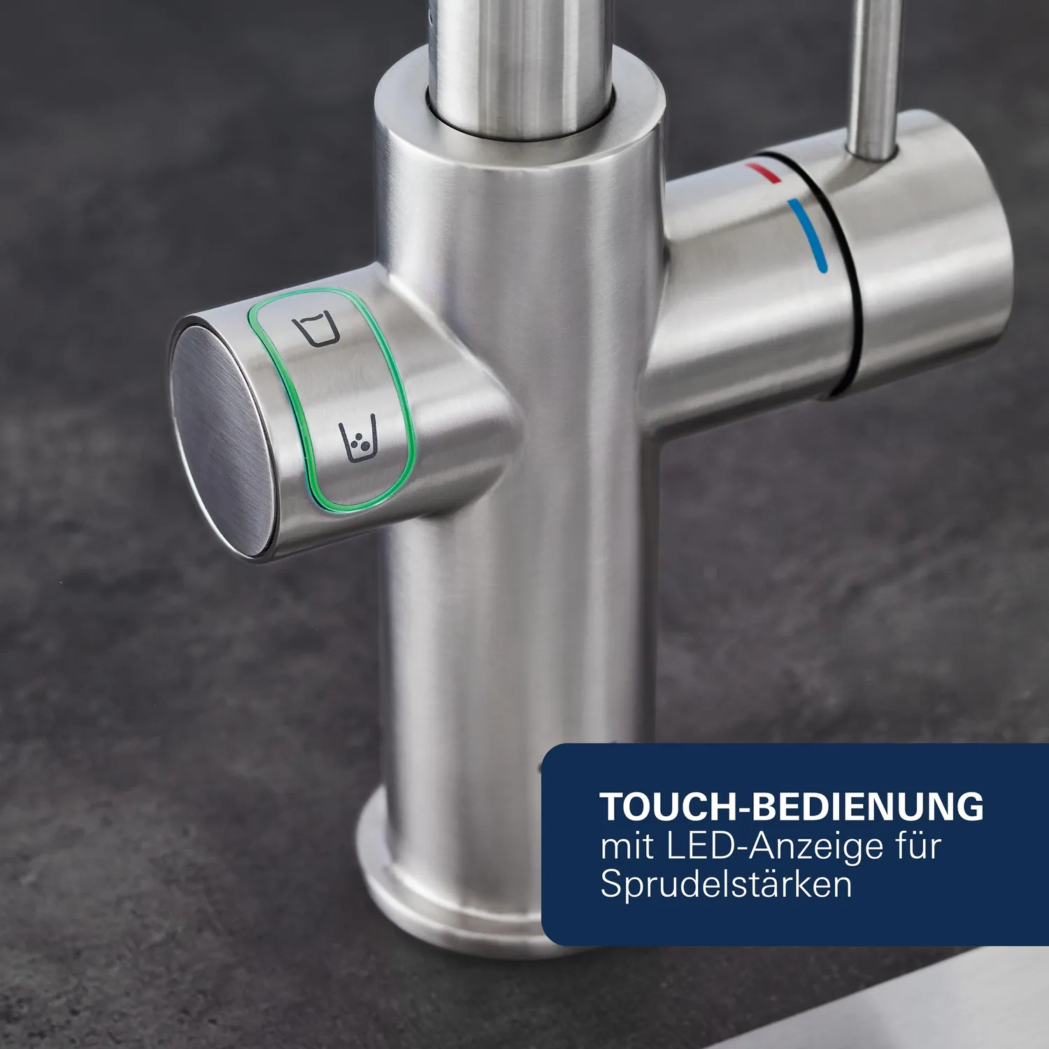GROHE Blue Home Küchenarmatur Chrom mit Kühler