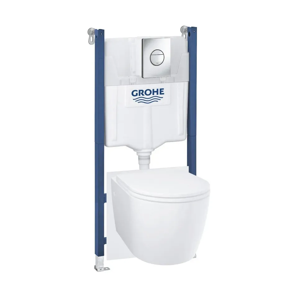 GROHE Solido Compact WC-Set 5-in-1 randlos mit SoftClose