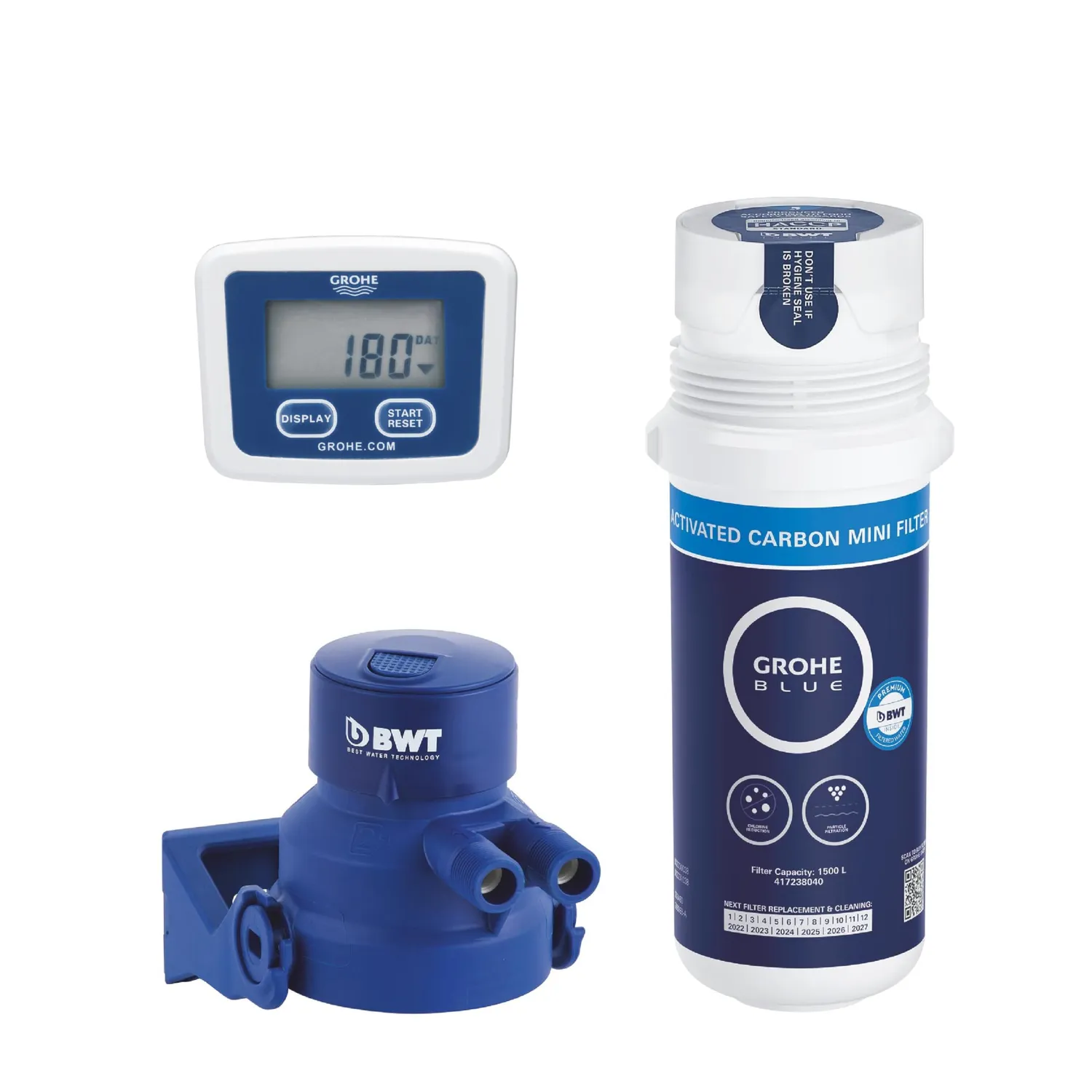 GROHE Blue Pure Starter Set Küchenarmatur mit Aktivkohlefilter