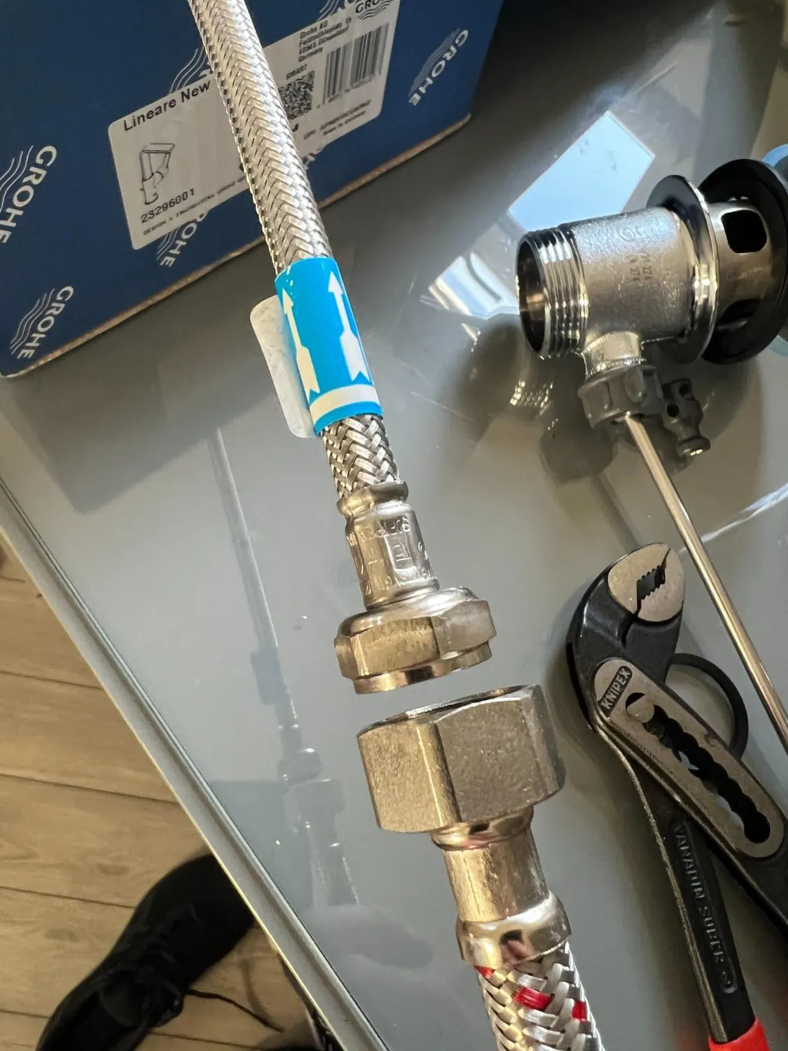 GROHE Lineare Waschtischarmatur