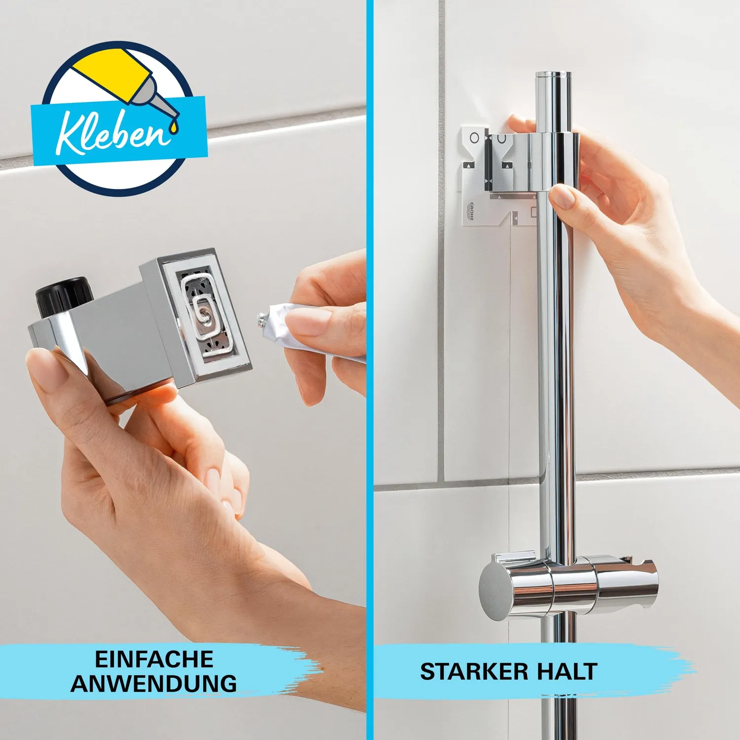 GROHE Vitalio Start 110 Duschset 2 Strahlarten chrom