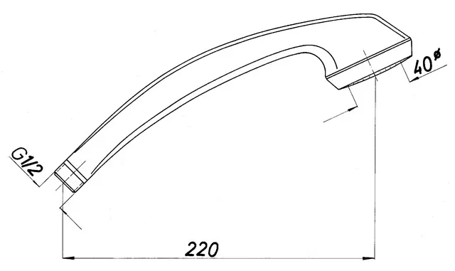 Schmiedl GS0020 Handbrause Ersatz ohne Halter