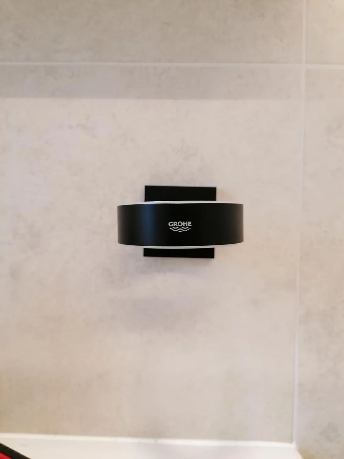 GROHE Start Cube Seifenspender Matt Schwarz klebbar