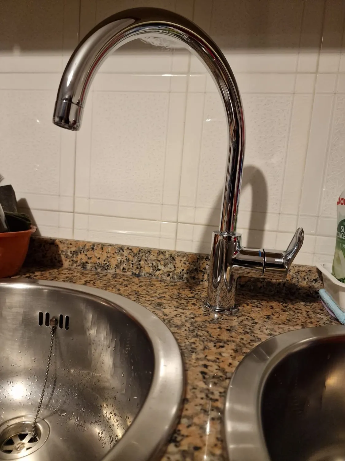 GROHE BauEdge Küchenarmatur schwenkbar hoher Auslauf