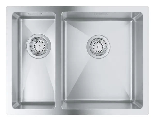 GROHE K700U Edelstahlspüle Küche Whisper 60 cm