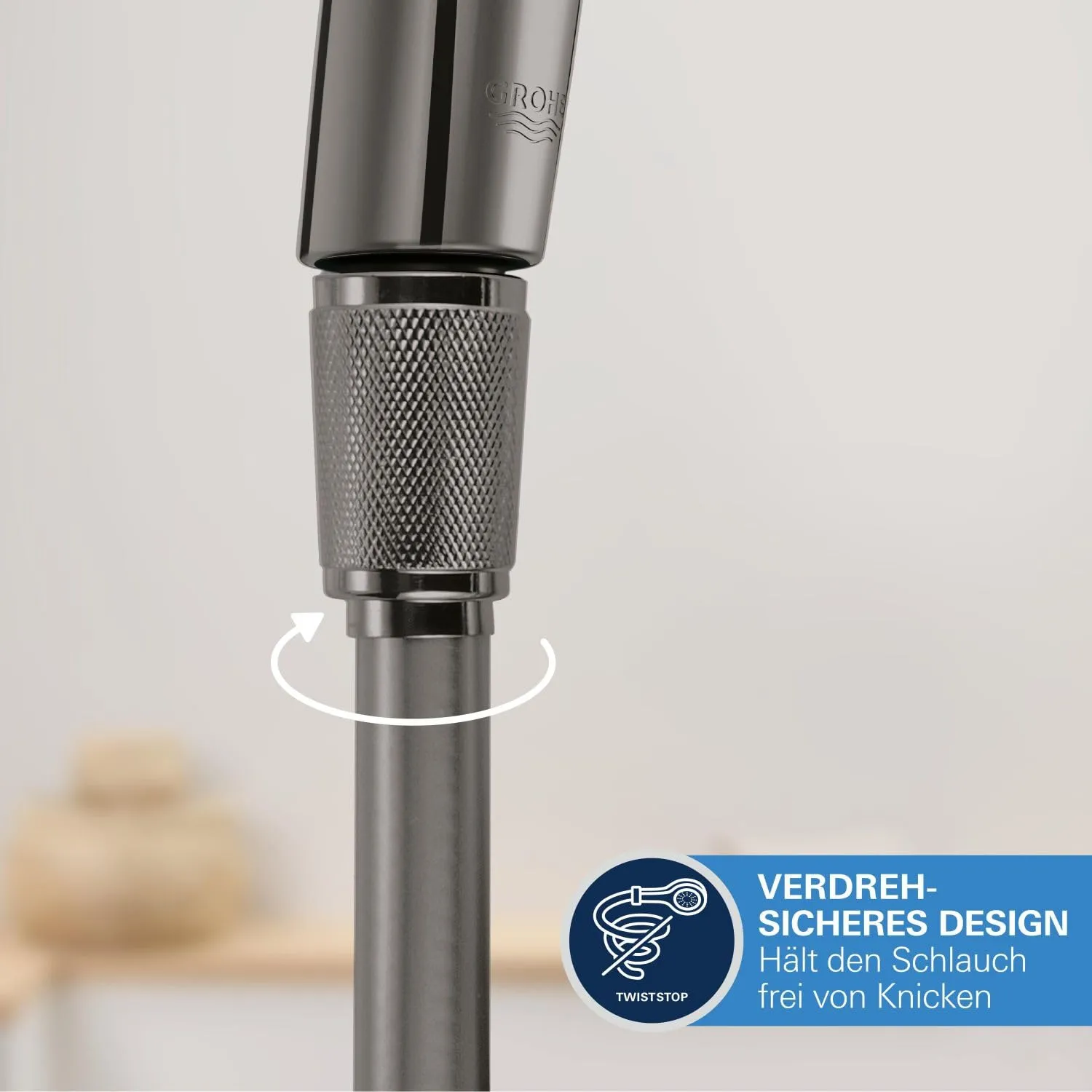 GROHE Silverflex Brauseschlauch TwistStop