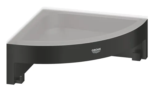 GROHE Start Cube Eck-Seifenschale mattschwarz klebbar