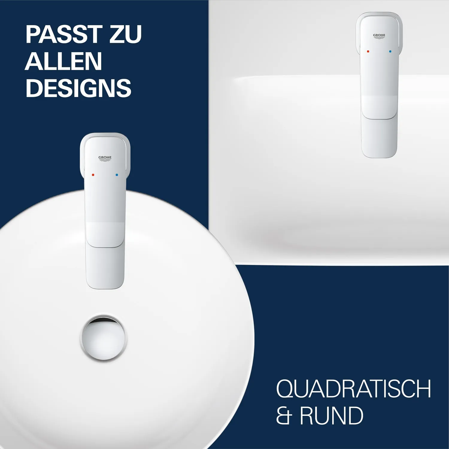 GROHE Dice Duscharmatur Aufputz mit Spartaste