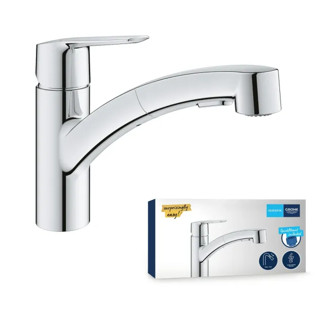 GROHE Start Niederdruck Küchenarmatur ausziehbar 90°