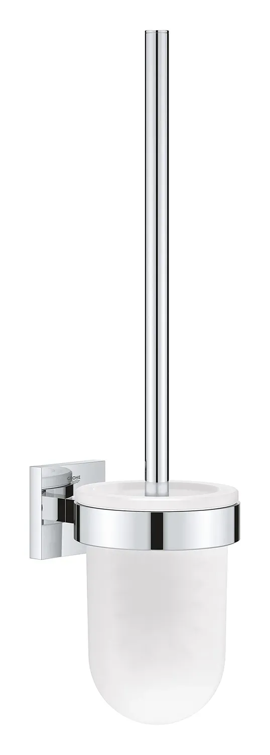 GROHE Start Cube Toilettenbürstenset Chrom Glas