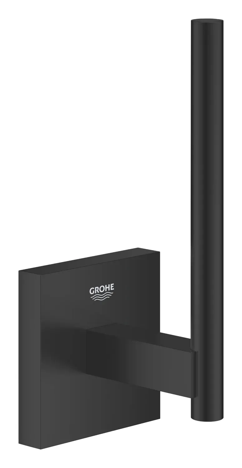 GROHE Start Cube Toilettenpapierhalter mattschwarz ohne Bohren