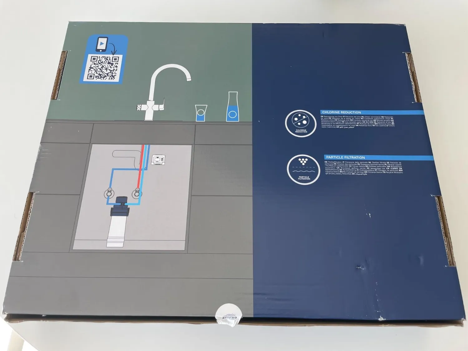 GROHE Blue Pure Starter Set Küchenarmatur mit Aktivkohlefilter