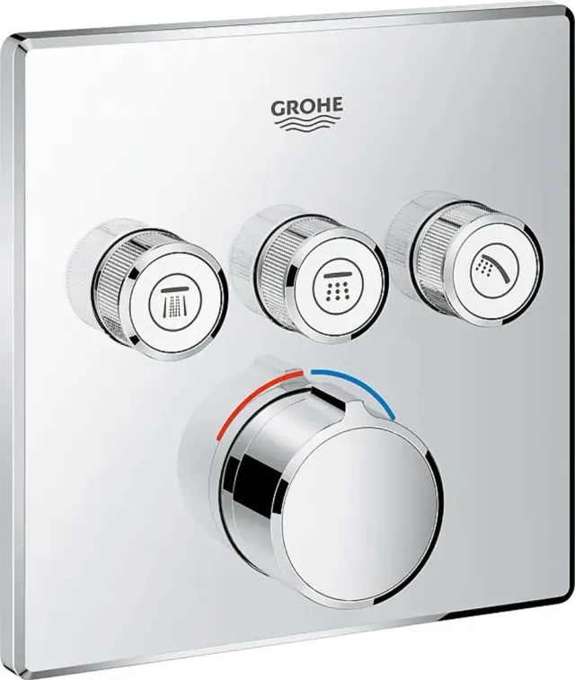 GROHE Grohtherm SmartControl 3-Wege Unterputz-Thermostat