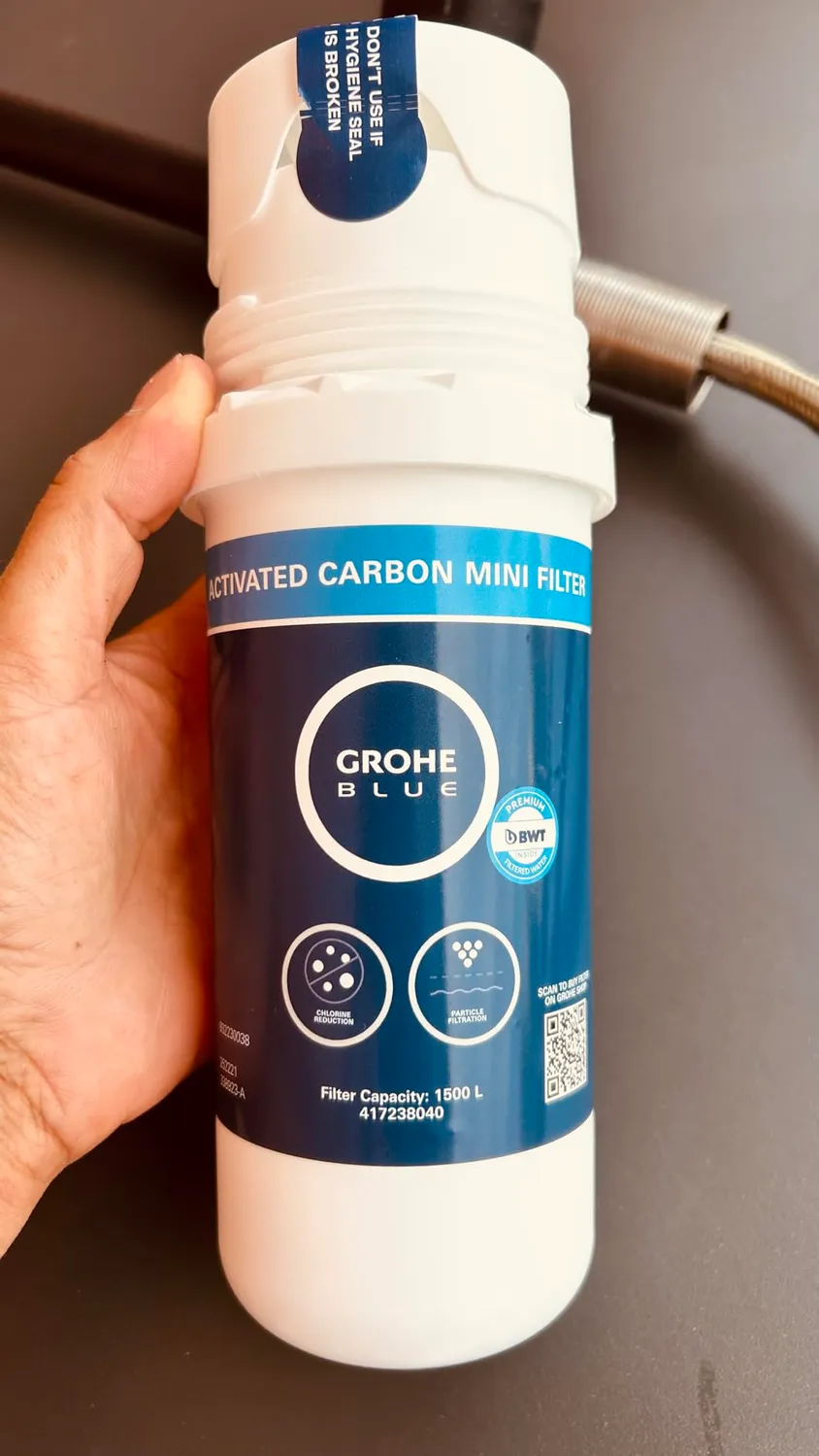 GROHE Blue Pure Minta Küchenarmatur mit Aktivkohlefilter