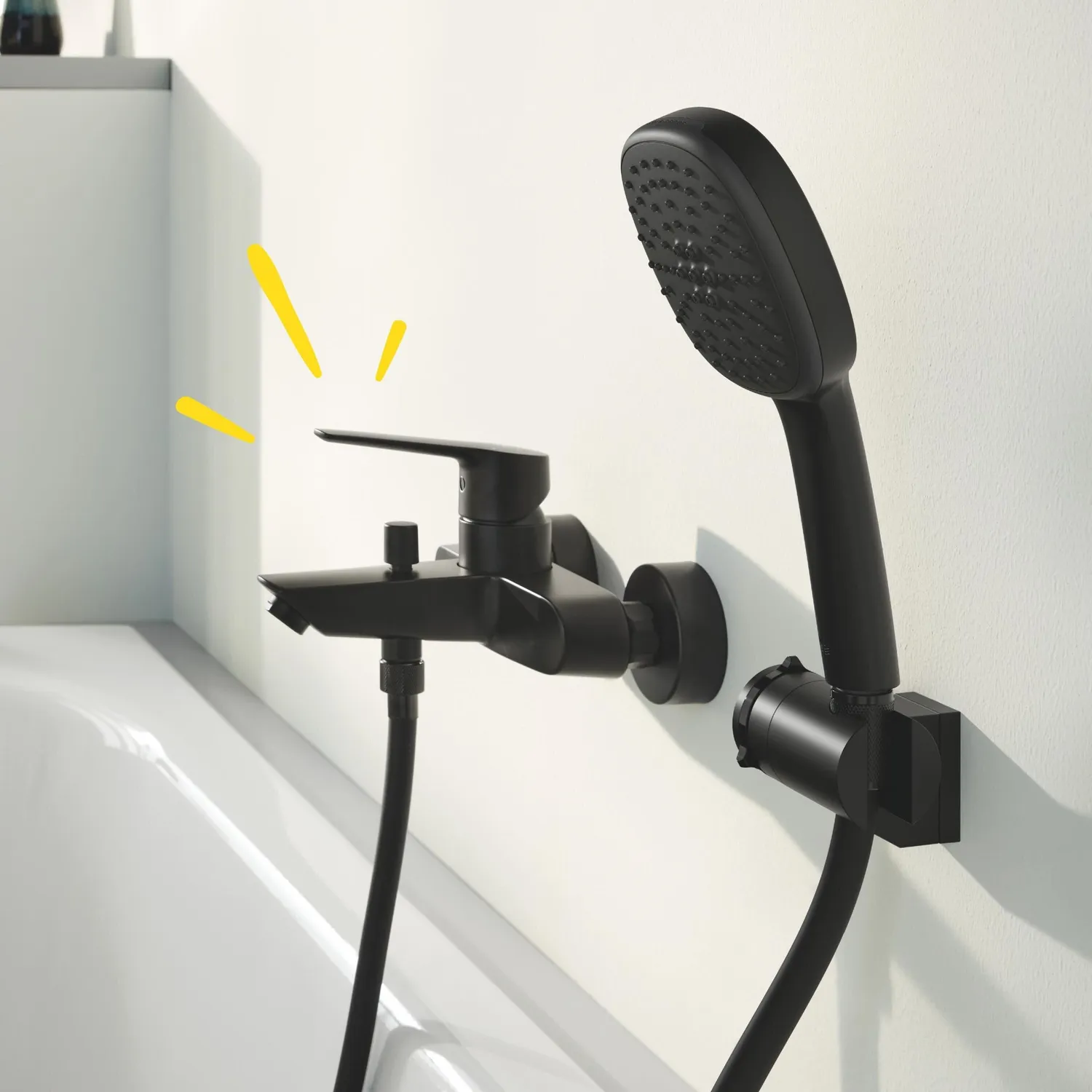 GROHE Start 322782432 Badewannenarmatur matt schwarz