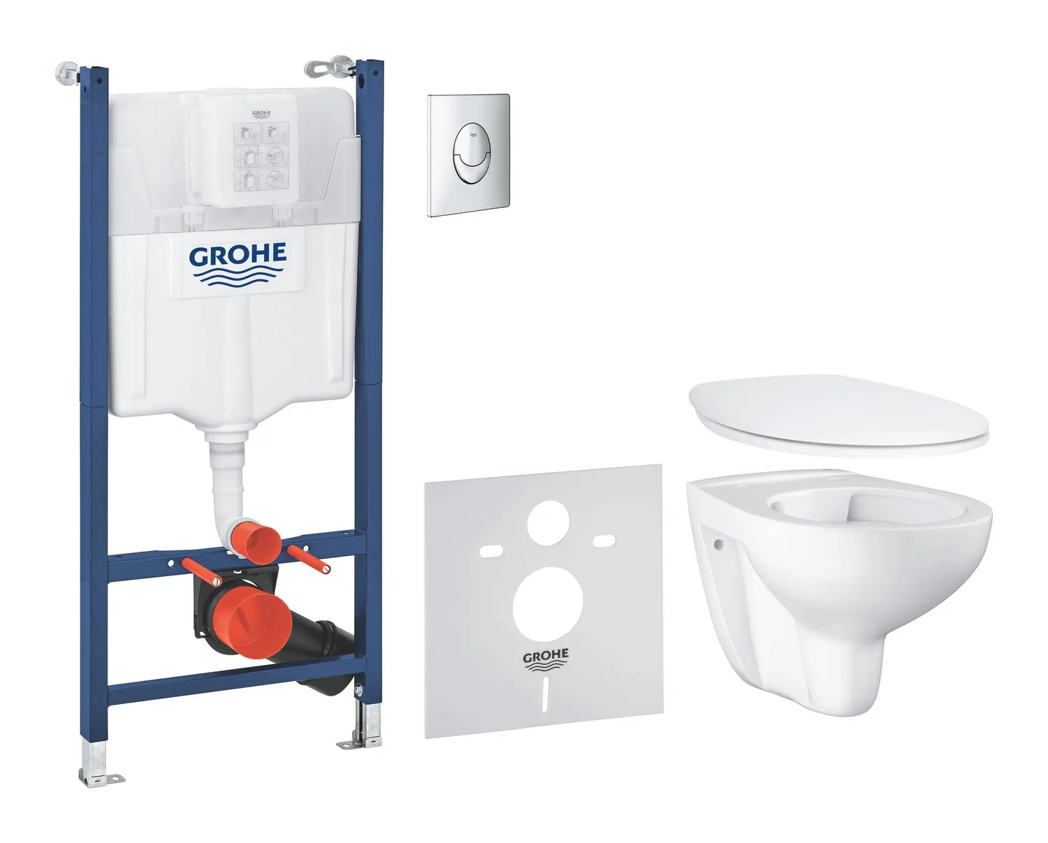 GROHE Solido 6-in-1 WC-Set Vorwandelement