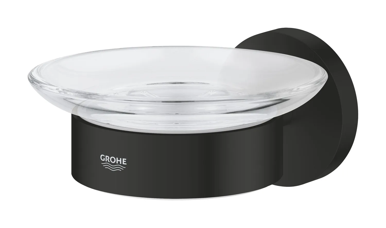GROHE Start Seifenschale mit Halter mattschwarz klebbar