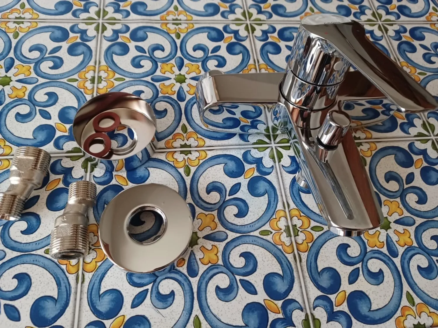 GROHE Start Wannenarmatur Aufputz mit Umstellung