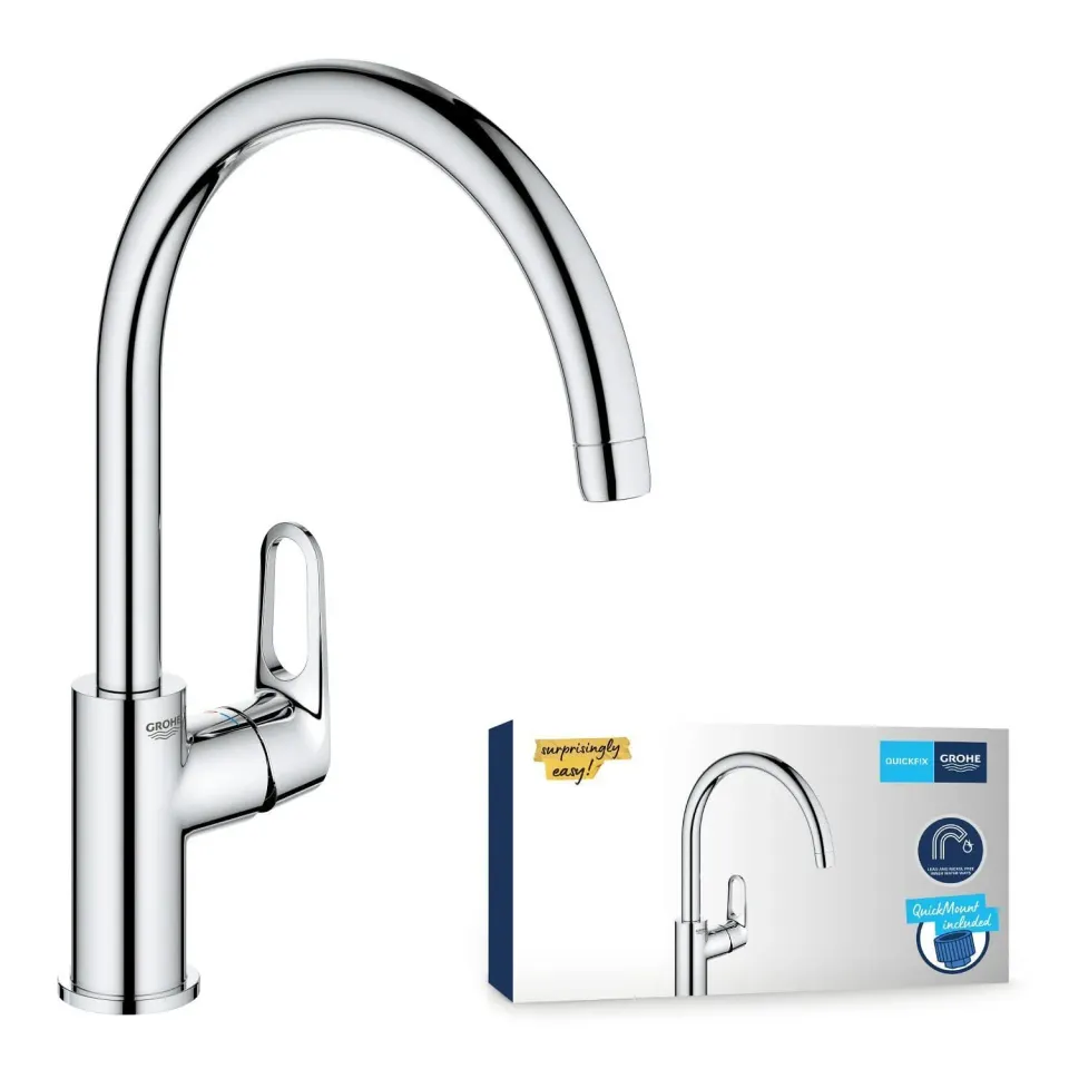 GROHE Start Flow Küchenarmatur Hochdruck 360° schwenkbar
