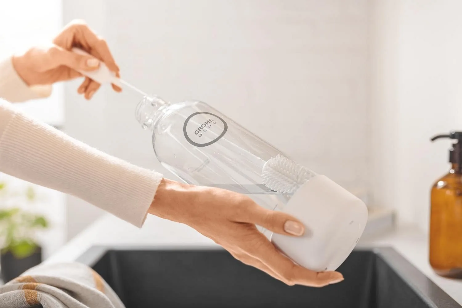 GROHE Blue Fizz Reinigungsbürste für 850 ml Flasche