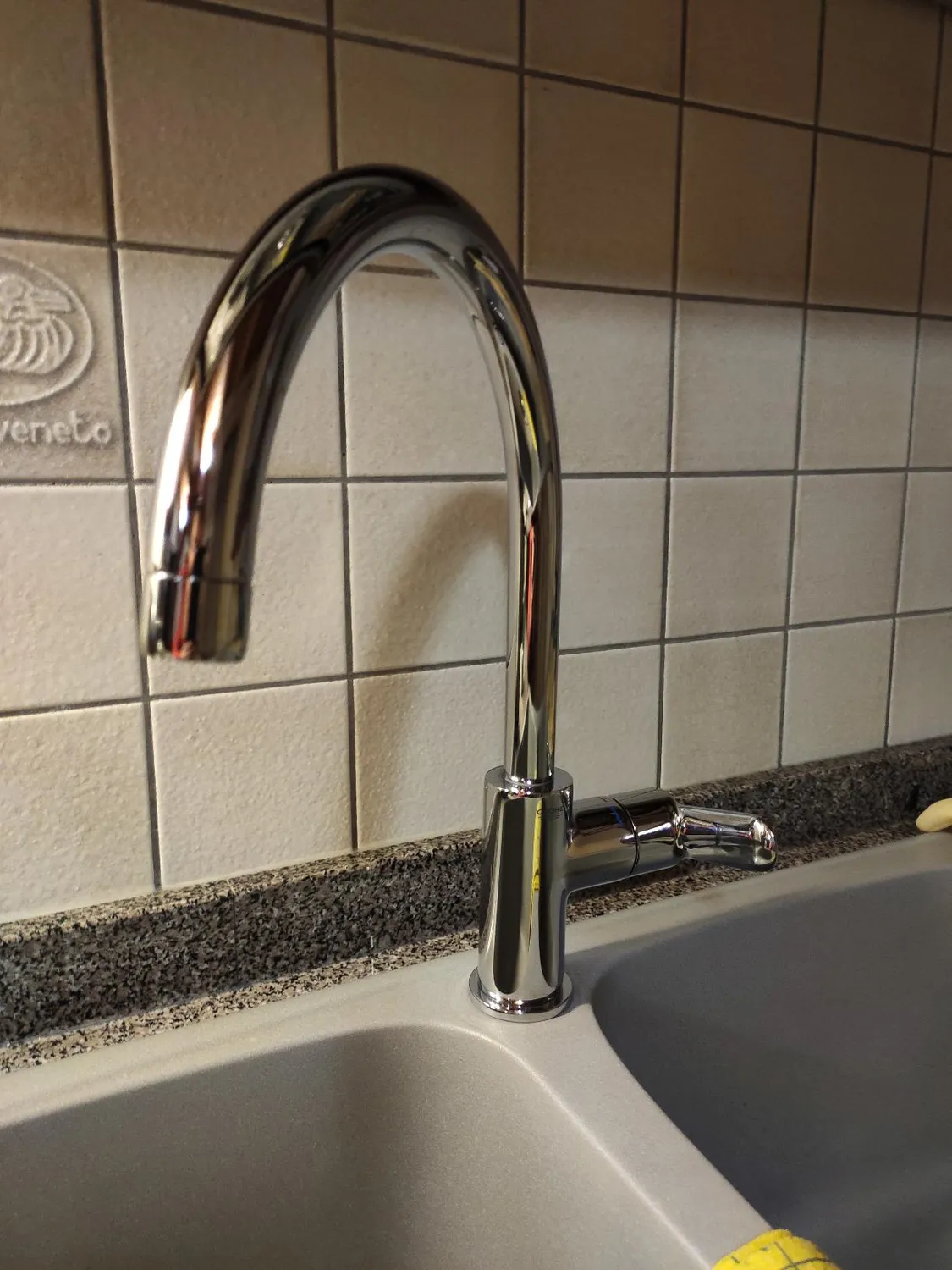 GROHE BauEdge Küchenarmatur schwenkbar hoher Auslauf