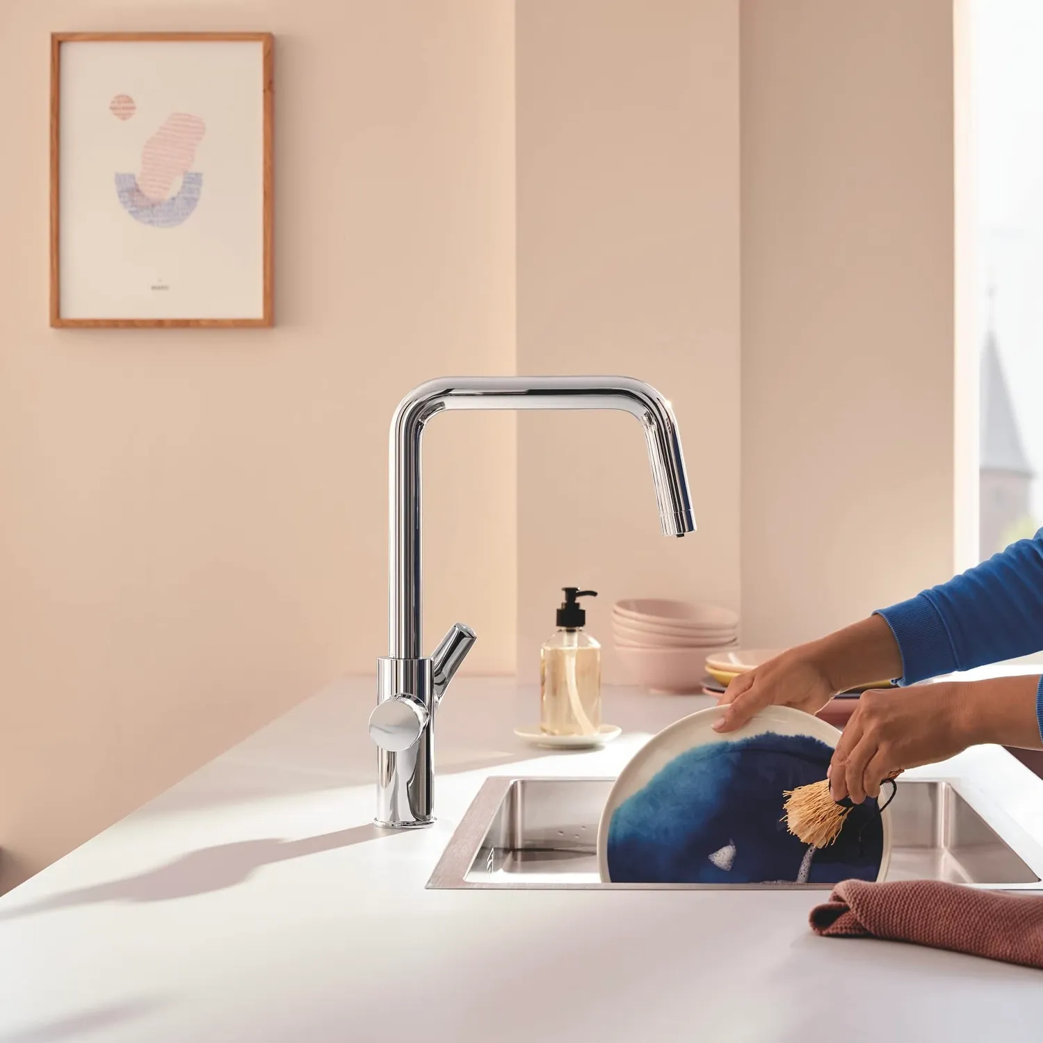 GROHE Blue Pure Starter Set Küchenarmatur mit Aktivkohlefilter