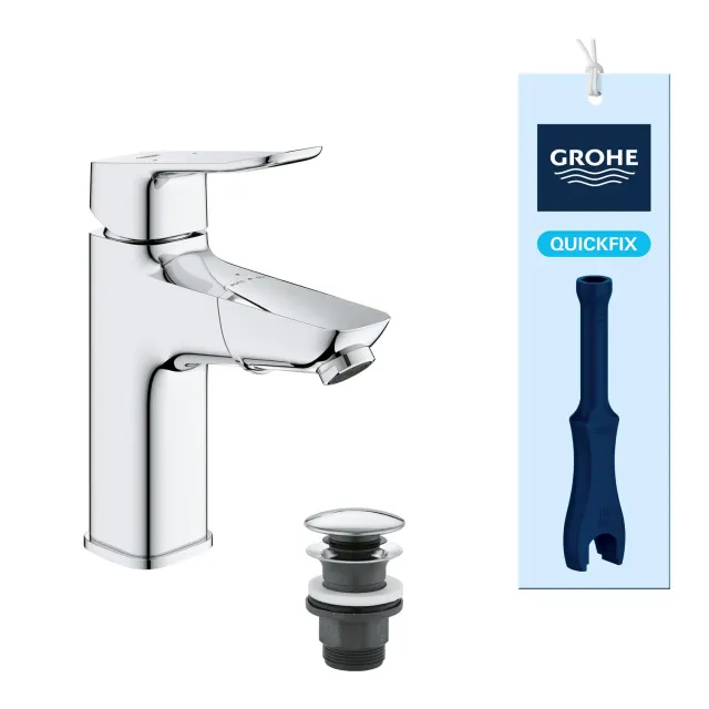GROHE Dice Waschtischarmatur mit Auszug Chrom M-Size