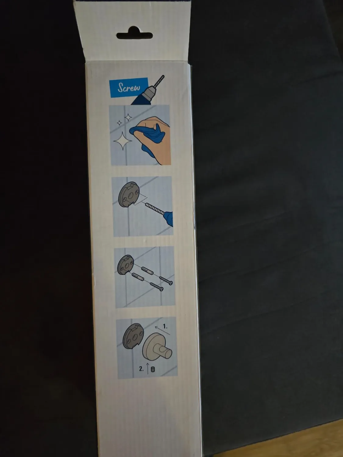 GROHE Start Cube Wannengriff Mattschwarz 35 cm verschraubbar