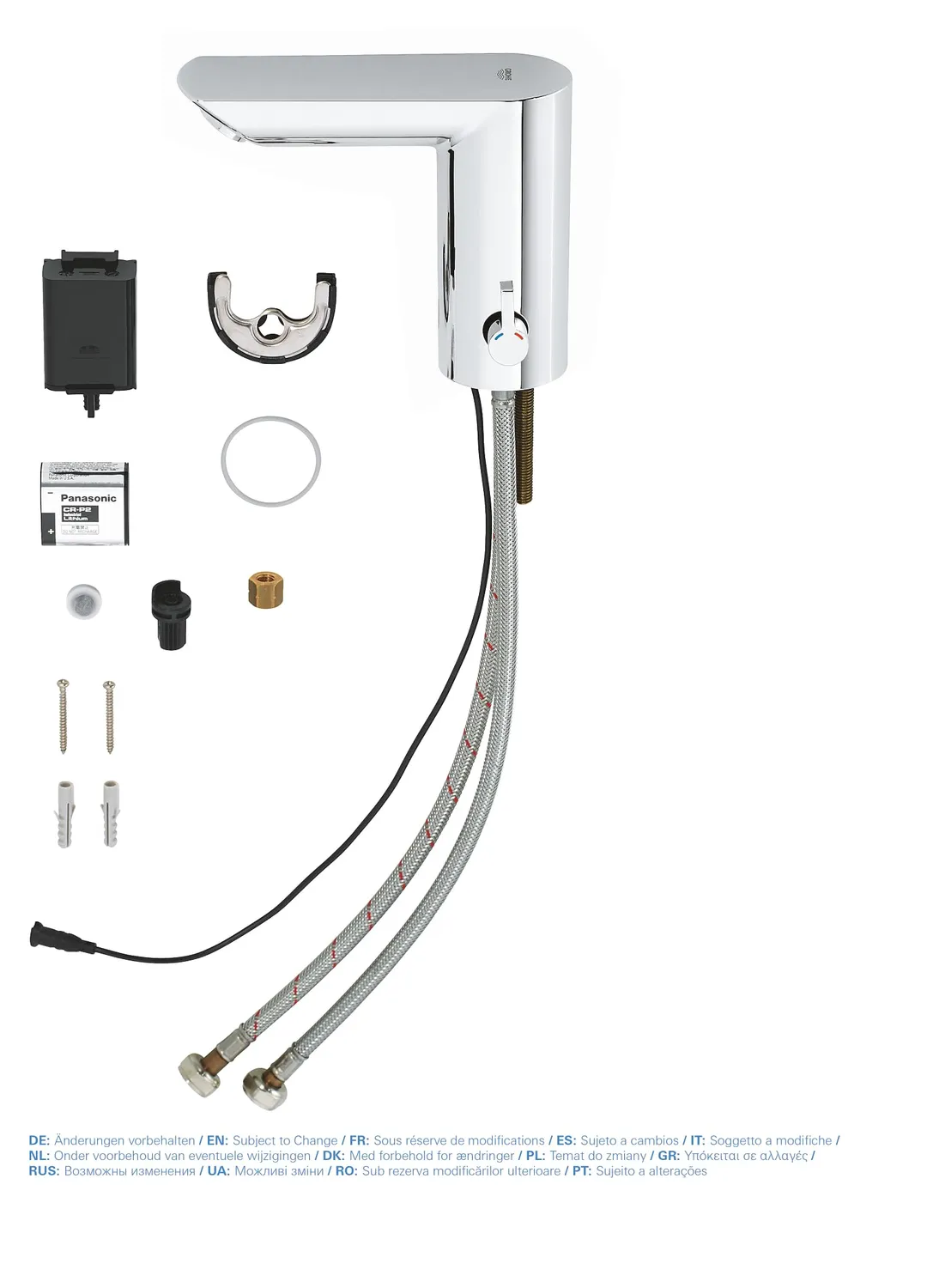 GROHE Bau Cosmopolitan E Waschtischarmatur Infrarot